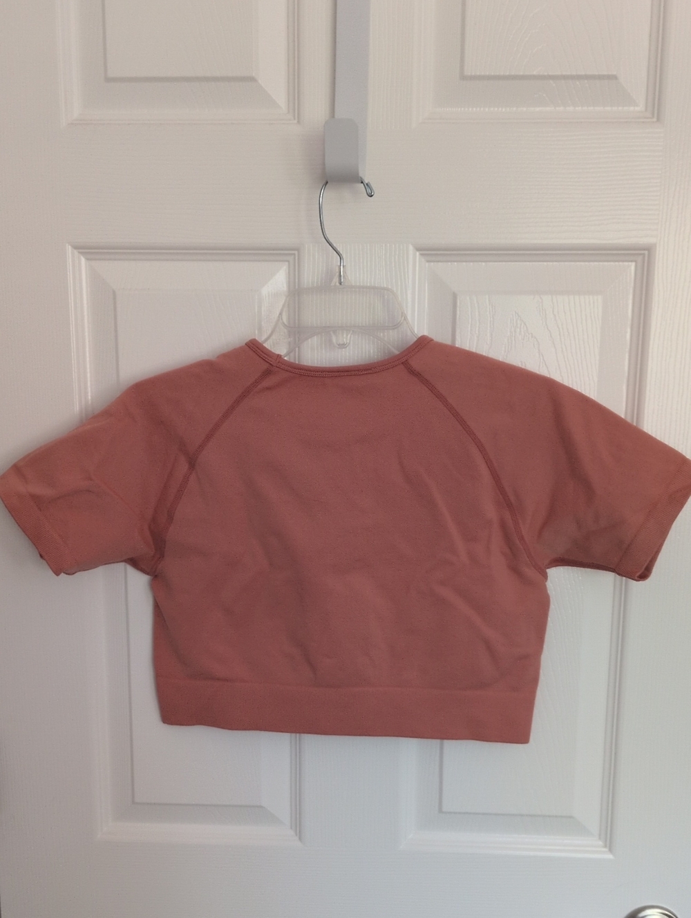 Bo+Tee Orange Seamless Crop Top - L - Picture 4 of 4